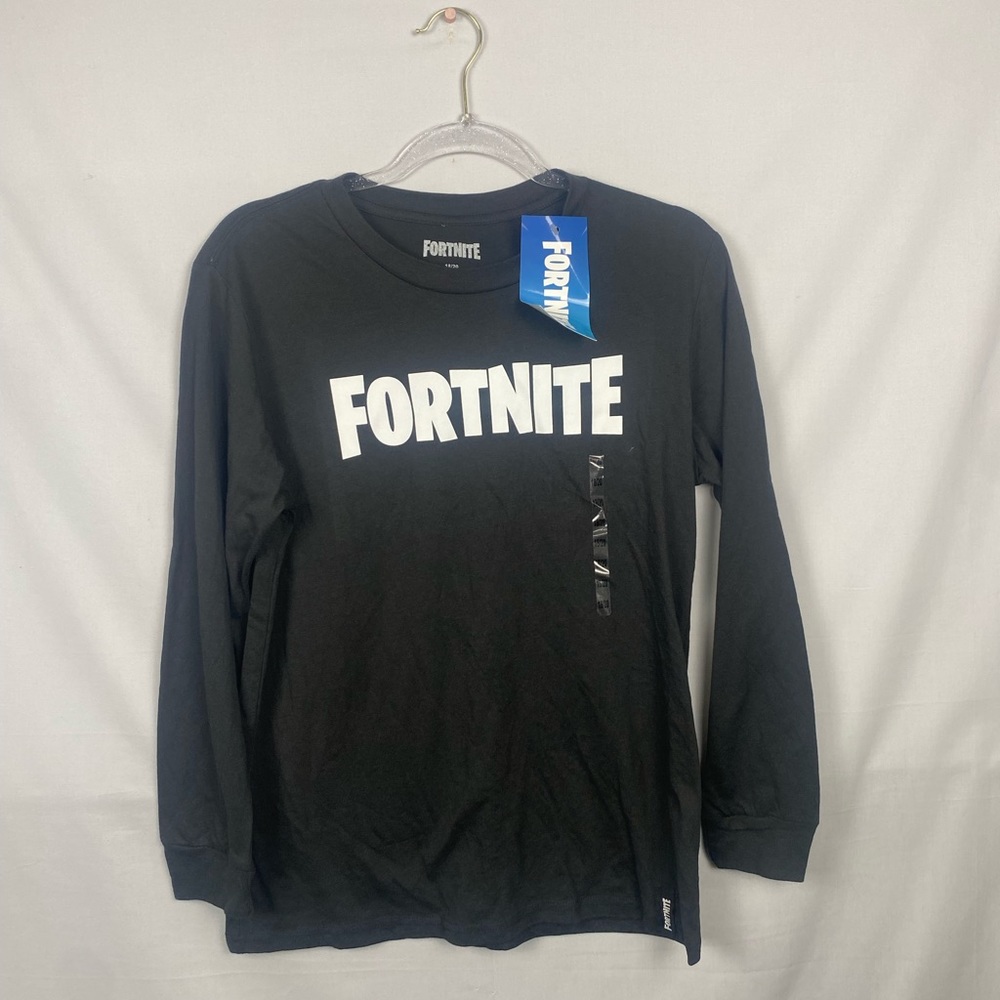 Epic Games Boys 18/20 Fortnite black long sleeved t-shirt. New with tags.